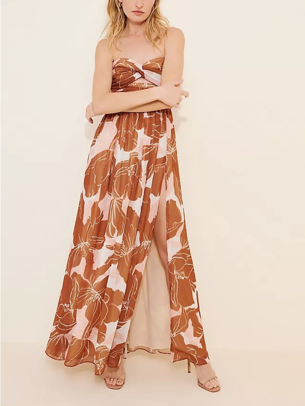 Katie May Adele Strapless Gown